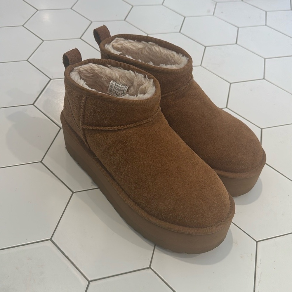 Platform ankle UGGs